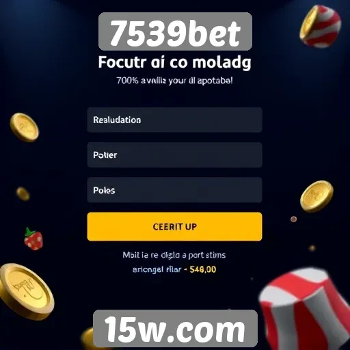 Como criar uma conta no 7539bet