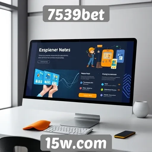 Usabilidade e design do site 7539bet